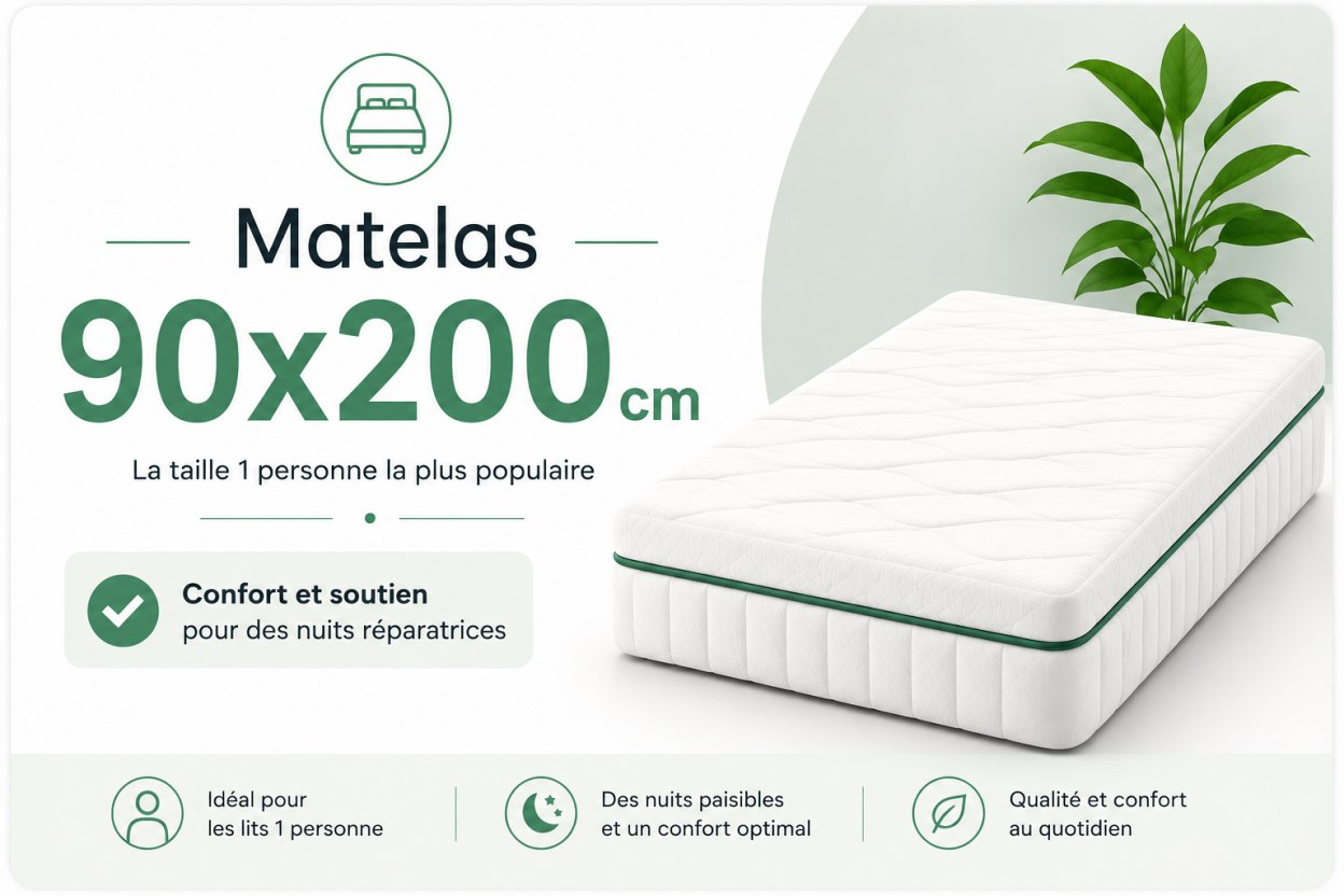 Matelas 90x200