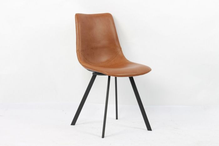 Chaise de séjour Emma-Cognac main product photo