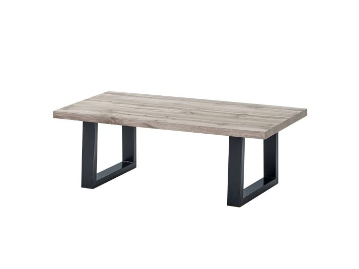 Salontafel Elena 130 cm – Canada eik decor met zwarte U-poot main product photo