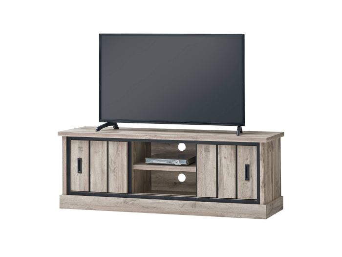 TV-meubel Elena 155 cm – Canada eik decor met zwarte accenten main product photo