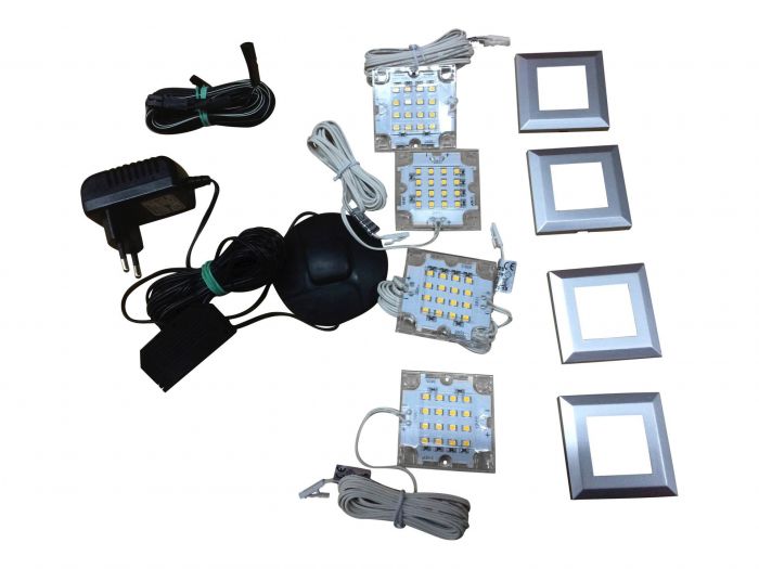 Inbouwspot kleur warm wit set van 4 main product photo