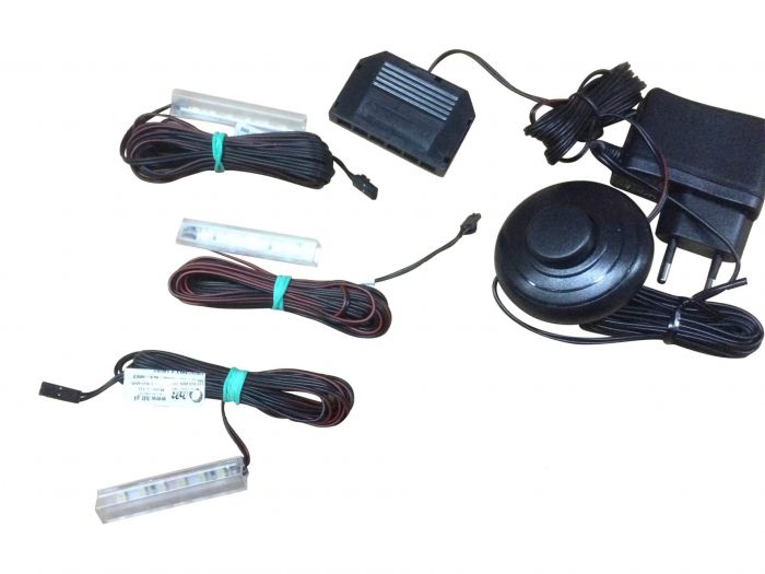 led opbouwspot kleur koud wit set van 3 ( rechthoekig) 766 main product photo