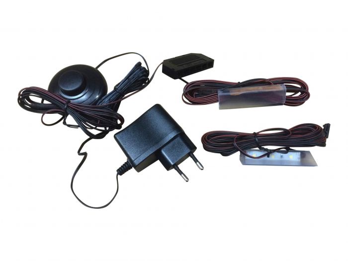 Ledclips verlichting glasrand warm wit set van 2 main product photo