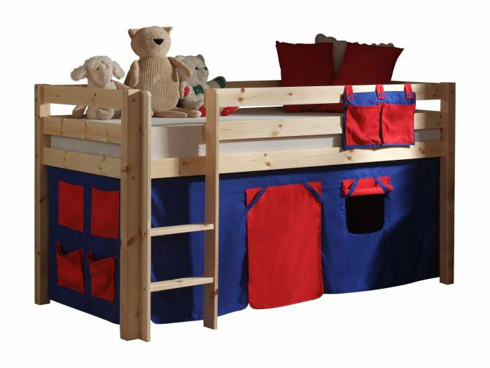 Halfhoogslaper vanessa in massieve den natuur met speeltent blauw huisje main product photo