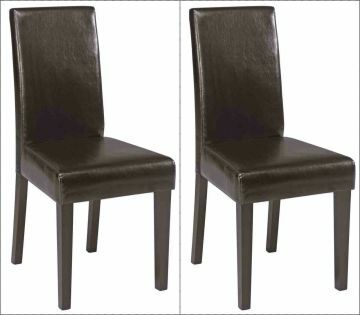 O01-2_x_stoel_S50 | Lot de 2 chaises Emily en Pu Brun | Belfurn