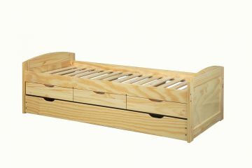 IL30500245 | Eenpersoonsbed MARINELLA masief hout 90x200cm | Belfurn