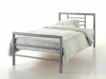 R05-89409 | Retro metalen bed Sandro-90cm -met lattenbodem- | Belfurn