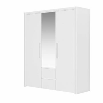 GA-1H1F220 | Abby armoire 3 portes 2 tiroirs en blanc | Belfurn