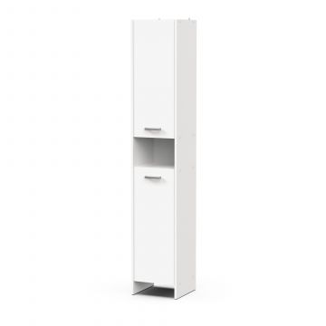 Kolomkast badkamer Coralie3  kolomkast 2 deuren/1 nis 32x34 cm – stijlvol en praktisch