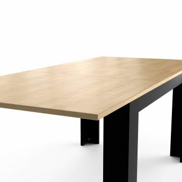 Eettafel Craft eettafel 160/200X90 ALLONGE Bruin 77x160 cm – stijlvol en praktisch
