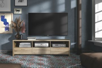 R05-2147-2 | Tv meubel Dixon 3 van 180cm in sonoma eiken | Belfurn