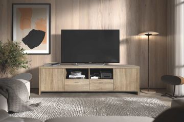 R05-2148-2 | Tv meubel Dixon 4 van 180cm  in sonoma eiken | Belfurn