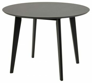 ACT- 0000085624 | Table à manger scandinave Egedal Ø: 105 couleur noir | Belfurn