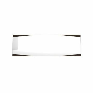 SCI_21SD1711 | AARON wengé - blanc - miroir 180x55cm | Belfurn