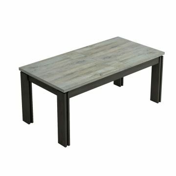 SCI_21SA2735 | Backya gris - Table allongeable 180/225cm | Belfurn