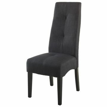 Eetkamerstoel Stoel Elite donker bruine stof 109x47 cm – stijlvol en praktisch