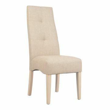Eetkamerstoel Stoel Elite beige stof Beige 109x47 cm – stijlvol en praktisch