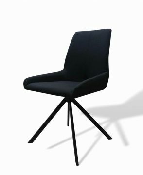 SCI_18SB2511 | Russel - stoel nr. 11 met  zwart metalen spiderframe | Belfurn