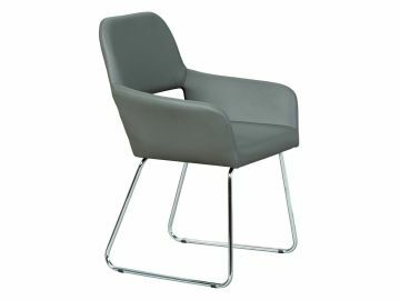 IL52287108 | Lot de 2 chaises PASADENA en PVC gris | Belfurn