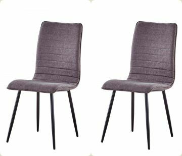 O01-2_x_stoel_S70 | Lot de 2 chaises freddie oxford en tissu gris | Belfurn