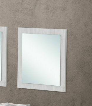 O01_sp-mI.whiteoak | spiegel vierkant in witte eik Elvis 55x55cm | Belfurn