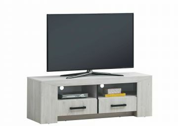 O01_EC60149 | TV-meubel Elvis 136cm decor witte eik | Belfurn