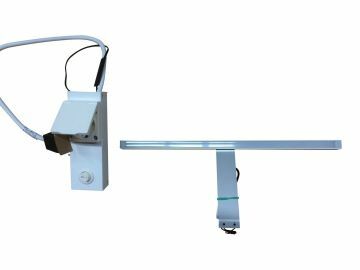 Lichtbron Ledverlichting chrome bovenbouw badkamer met stekkerdoos 0x0 cm – stijlvol en praktisch