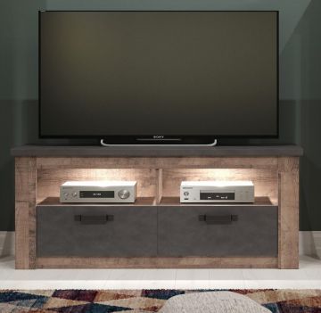 TE_173531448 | Georgia  meuble tv style campagnard finition décor brun | Belfurn