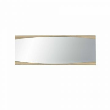 SCI_22SA1711 | STEADY blanc - chêne- miroir 190x70cm | Belfurn