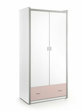 VI-BONKL2215 | kledingkast 2 deuren Bonny licht roze | Belfurn
