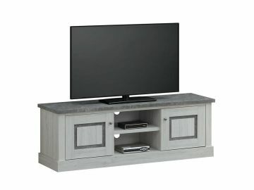 O01_emma-EC60122 | TV-meubel in witte eik met gemarmerde top Emma | Belfurn