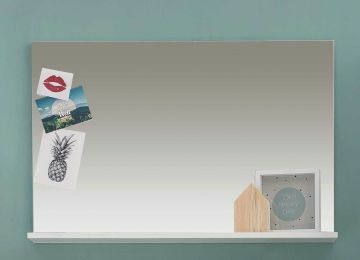 TE_139345101 | Wandspiegel inkomhal Amanda -front witte hoogglans- 91 x 60cm | Belfurn