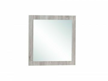 O01_MI1304-NGO | miroir carré en chêne gris 55cm Elias | Belfurn