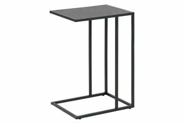 ACT- 0000083603 | Viborg Table d'appoint noir - structure métal noir | Belfurn