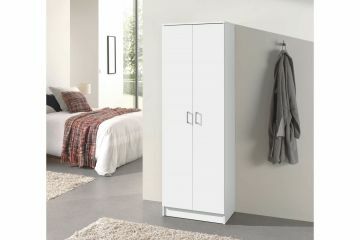 R05-6403-1 | armoire lingère 2 portes Raimond 60 cm mélamine blanc | Belfurn