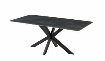O01_OST190AG | Table à manger Ash 190x95 cm en céramique grise | Belfurn