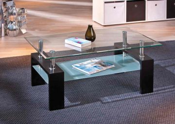 R05-3000-2 | Elegante salontafel Alana-Dana hoogglans zwart | Belfurn