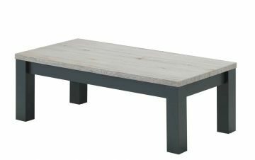 O01_CT15024 | Table basse Elodie plateau couleur chêne claire et pieds en gris | Belfurn