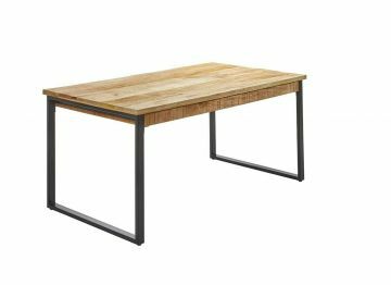 I02-SANDT-160-1 | Indore - Table de séjour 160 cm en bois de manguier | Belfurn