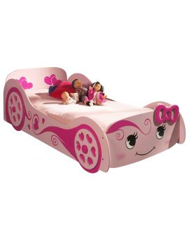 VI-SCLB200 | Autobed voor meisjes in roze | Belfurn