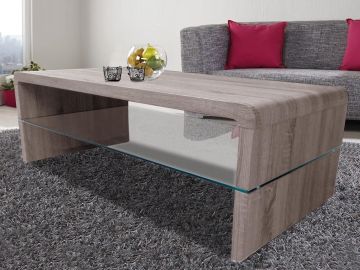 Salontafel Salontafel Young in sonoma eik Houtkleur 120x60 cm – stijlvol en praktisch