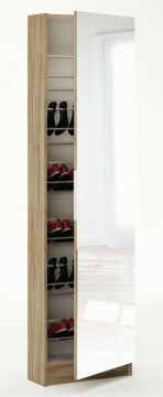 Armoire a chaussures  "Zapatero"  chêne brossé