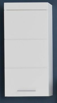 Badkamer Badkamerkast hangkast 1 deur Amanda -wit- 37 x 77cm Wit 23x37 cm – stijlvol en praktisch