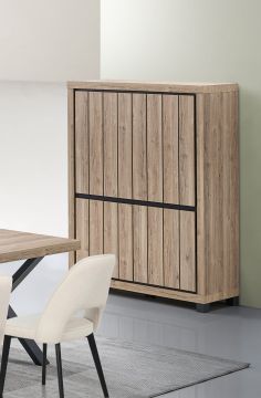 Barkast Eduard 128 cm – summer eik decor