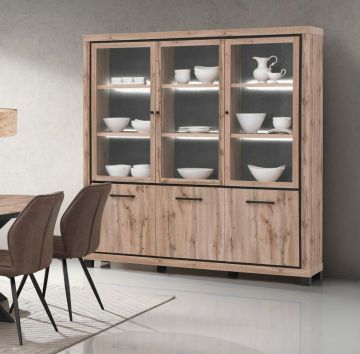 landelijke glaskast Emily 