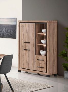 landelijke glaskast Emily 