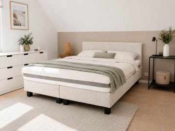 Duvano Boxspring 140 x 200 cm – 12 kleuren, 3 matrassen & 3 toppers