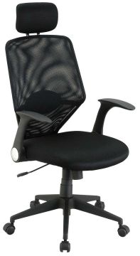 Zwarte Bureaustoel   "GALLEON"     