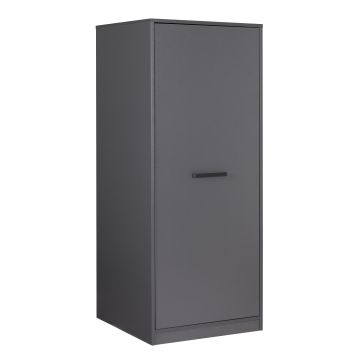 Armoire multifonction Lifestyle Studio Flow - Anthracite - 67 × 68 × 164 cm