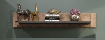 Muurplank Georgia muurplank in een bruin folie decor bruin-matera grijs 20x135 cm – stijlvol en praktisch